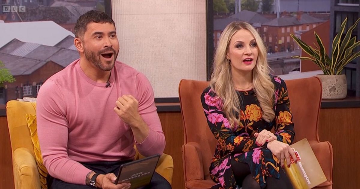 Nigel then pulled up his sleeve to show the way his broken wrist healed to which Holly gasped and a shocked Rav exclaimed: "So that's still there to this day?"