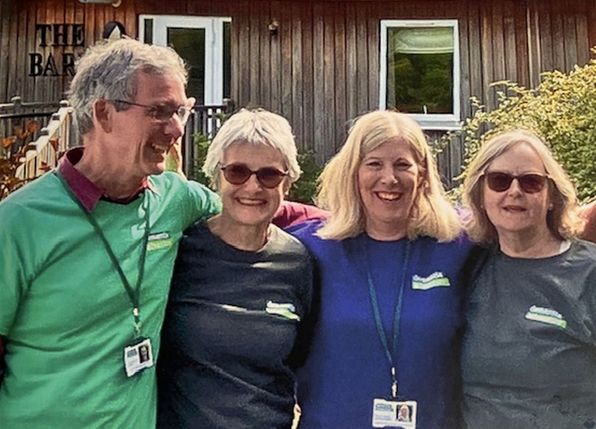 Trish and Howard Davidson and two other people