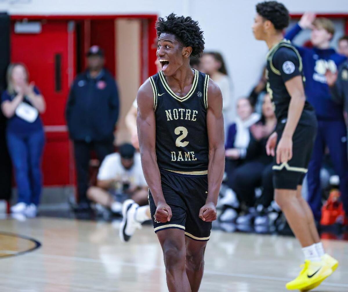 Sherman Oaks Notre Dame's NaVorro Bowman scored 26 points in a win over Harvard-Westlake on Saturday.