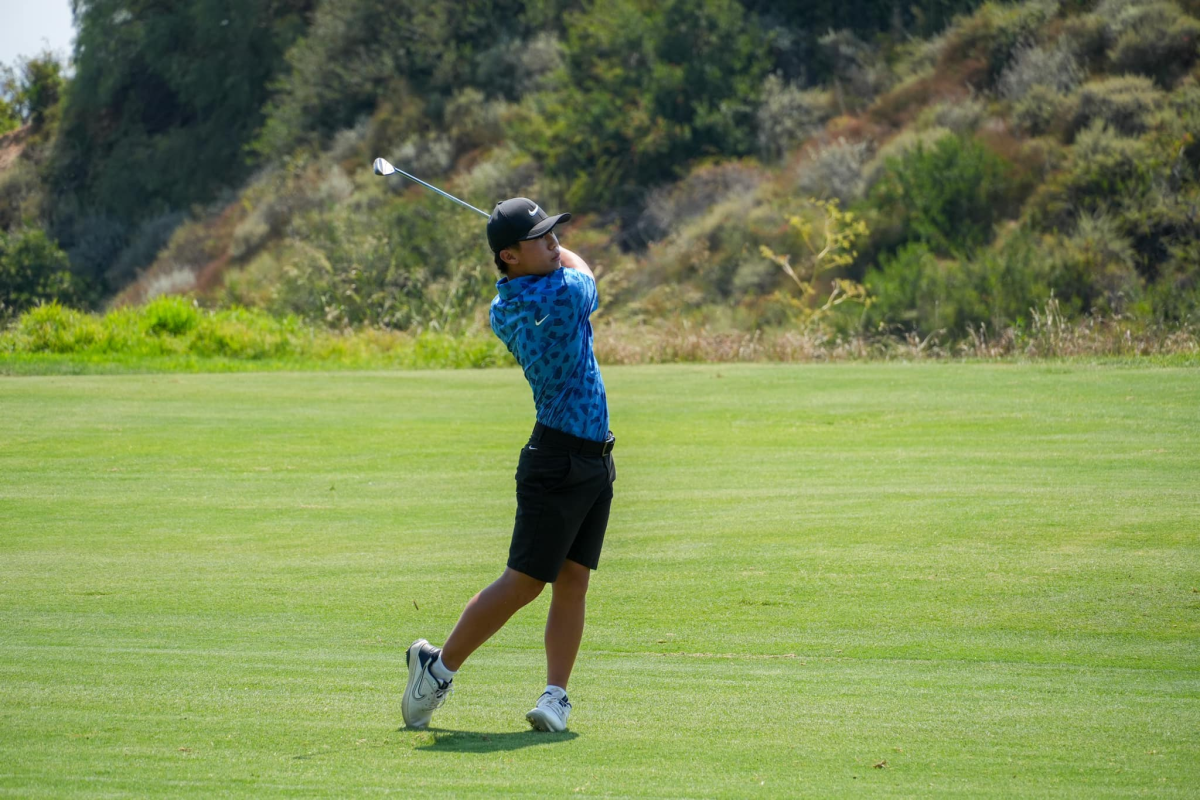 Jaden Soong competes at the Southern California Golf Assn. Amateur Championship at Saticoy Club in Somis.