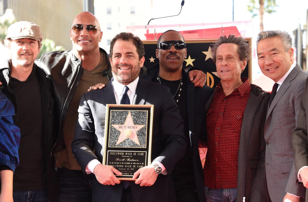 Brett Ratner Walk of Fame ceremony