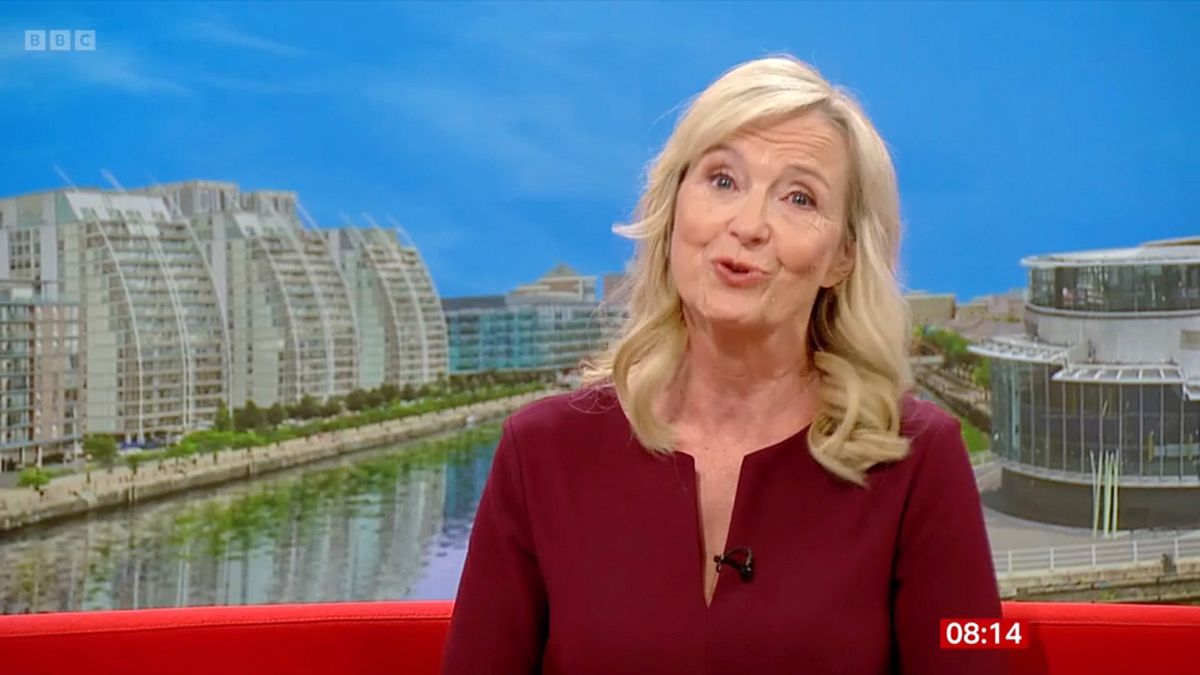 Carol Kirkwood announcing she's leaving BBC Breakfast