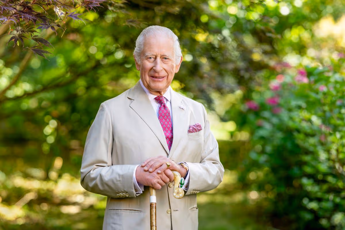 The King in the Arboretum at Highgrove House in his new Amazon documentary 