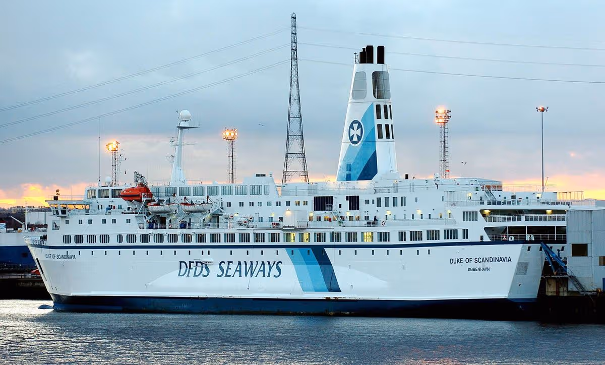 The Duke of Scandinavia DFDS ferry at North Shields in 2006