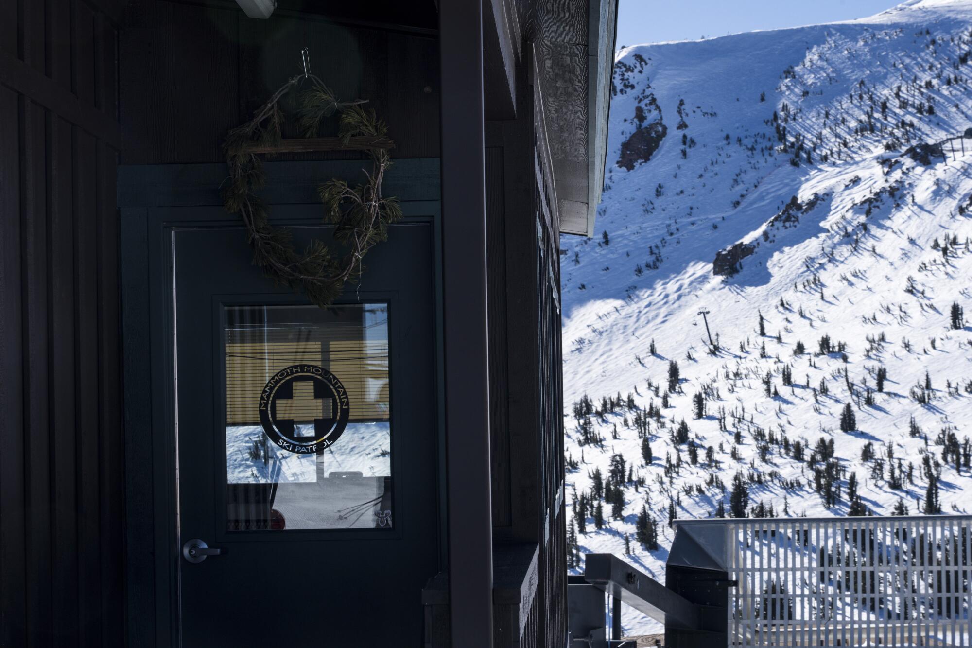 The ski patrol office at the top of Lincoln Mountain.