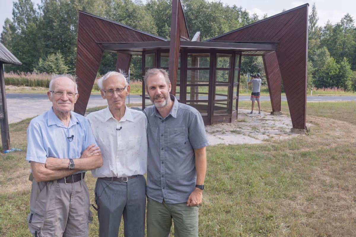 Left to right: Enu Mäela, Jüri Konsap, Christopher Herwig