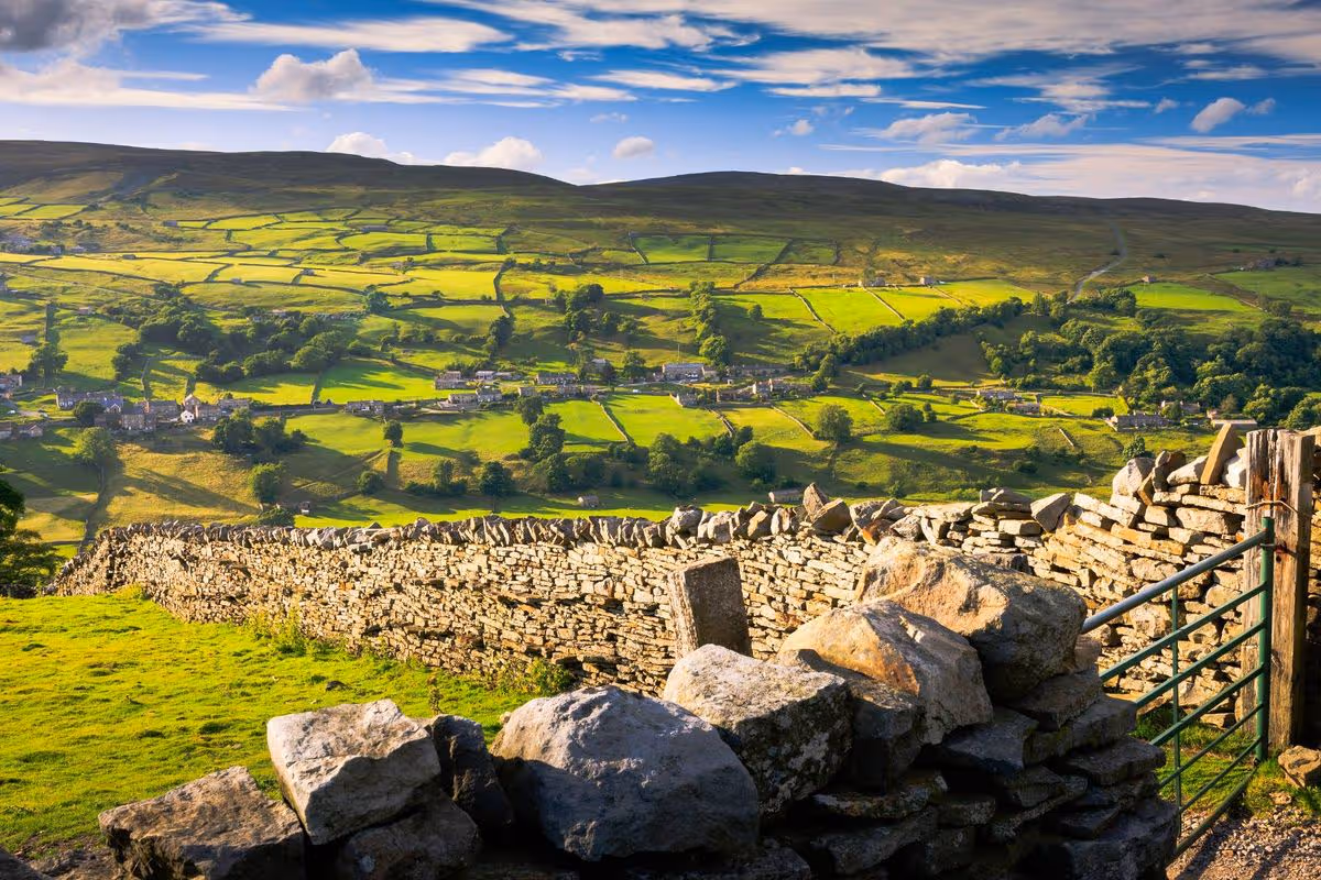 Overlooking Swaledale Yorkshire Dales, Yorkshire