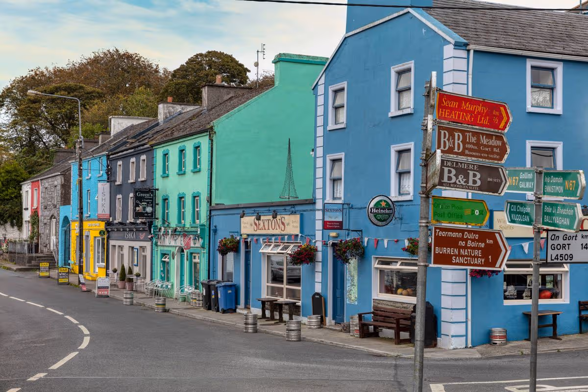 Colourful high street, good harbour and plenty of pubs and restaurants