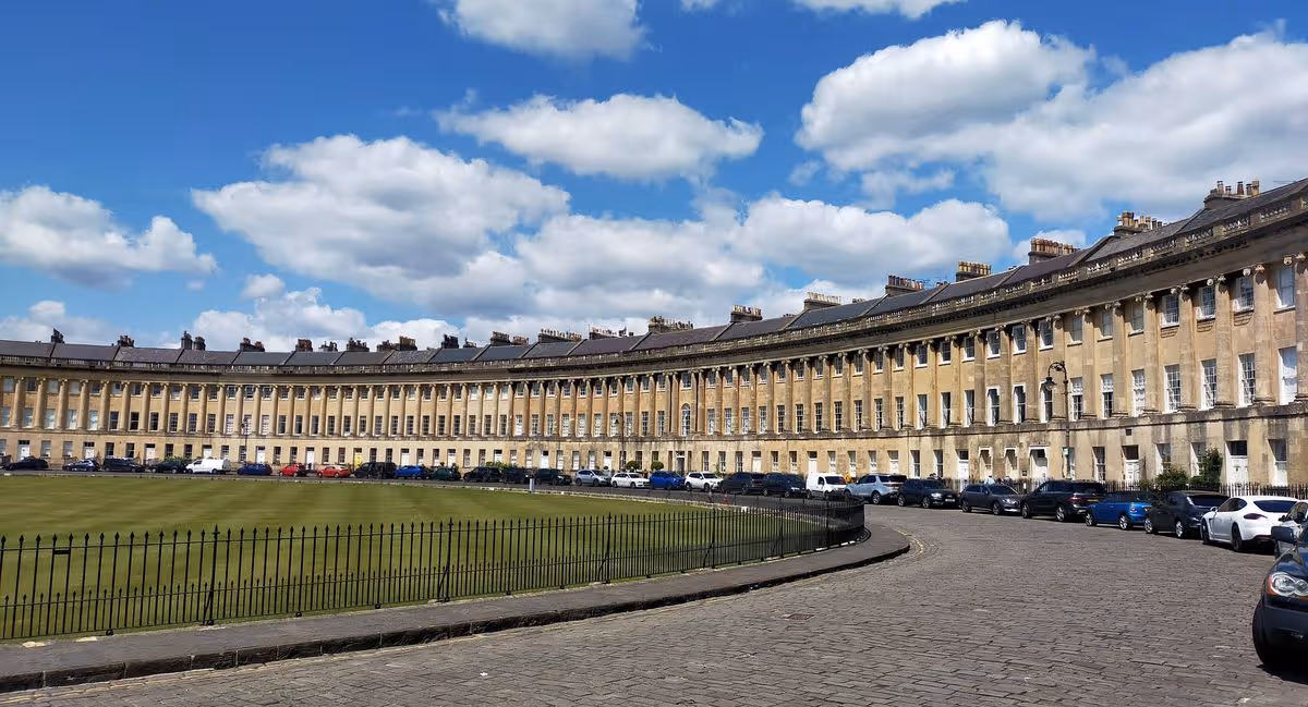 The Royal Crescent in Bath 