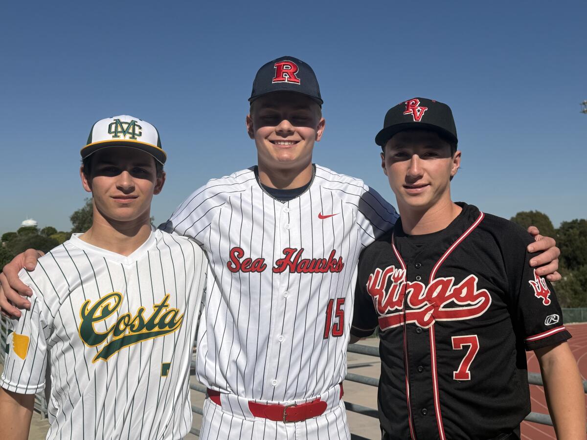 When the baseball season begins next month, three of the top senior pitchers will come from the Bay League.