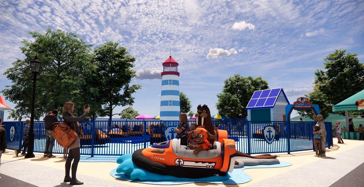 Another CGI image of the PAW Patrol land