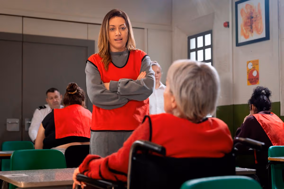 Debbie’s assigned an inmate to look after her in prison, but she’s not best pleased to discover it’s her former neighbour Lou