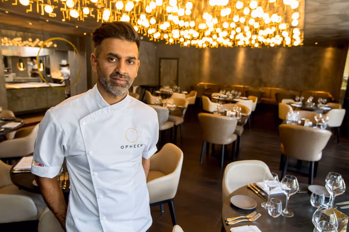Aktar Islam in new restaurant 'Opheem' 