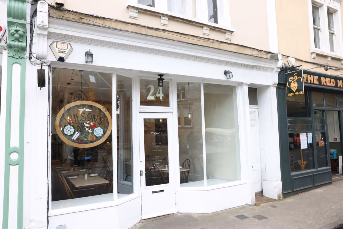 Wilsons is a small, independently owned and run farm-to-table restaurant in Redland, Bristol