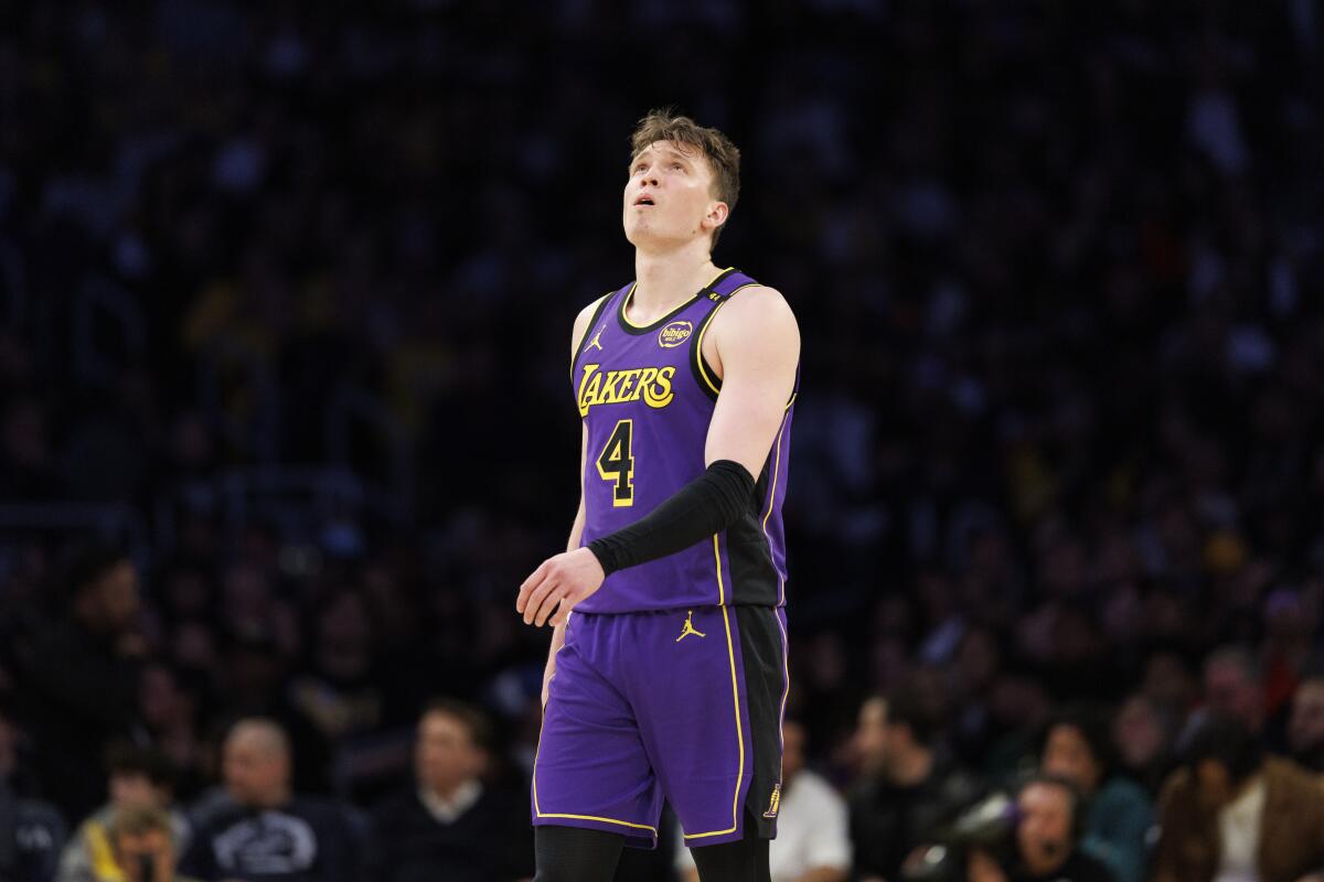 Dalton Knecht is apparently being used as trade bait by the Lakers.