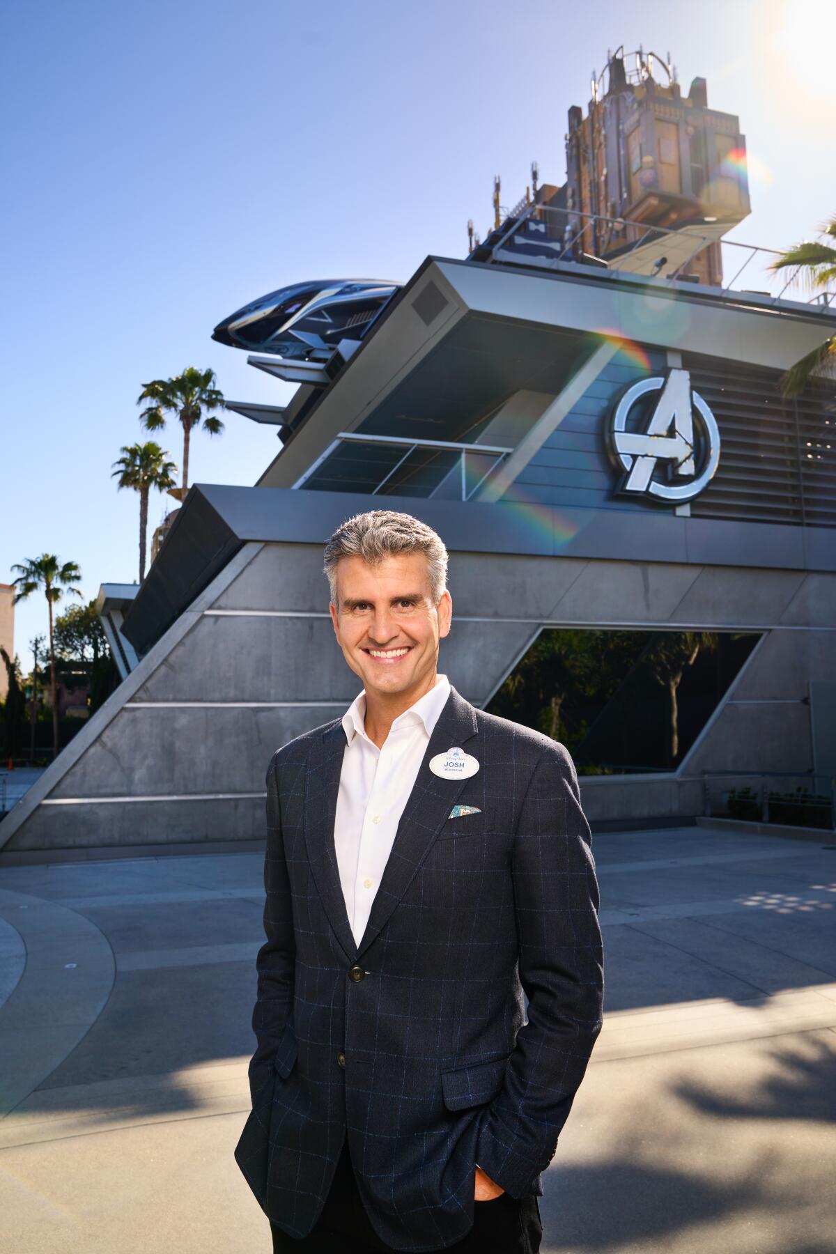 Josh D'Amaro, who oversees Disney's theme parks division, 