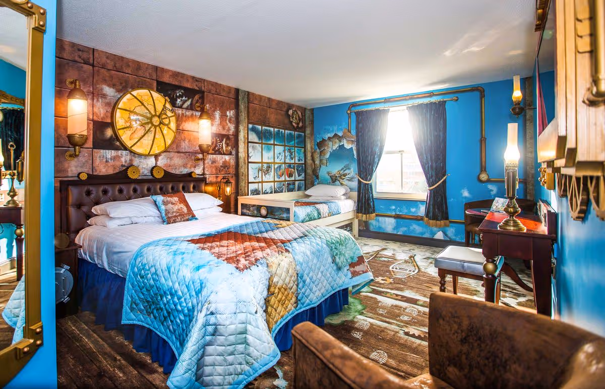 Alton Towers arctic themed rooms