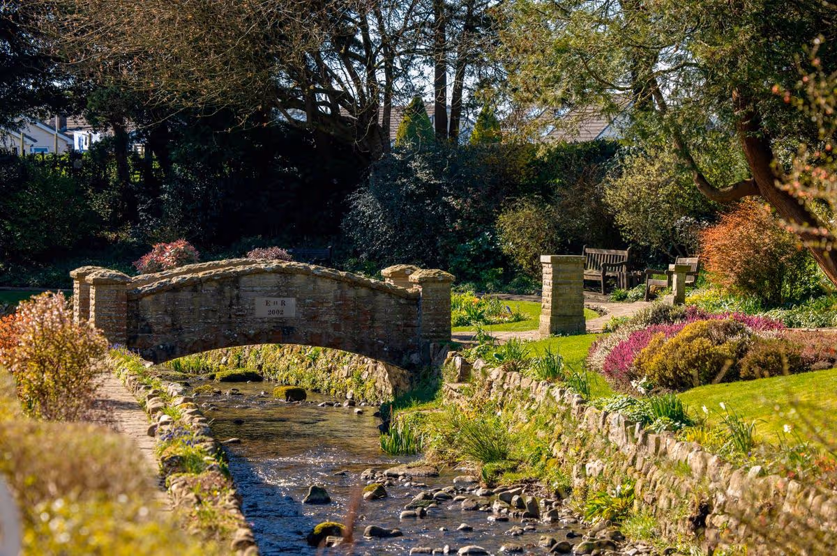 Coronation/Jubilee Gardens in Waddington, near Clitheroe, Lancashire.